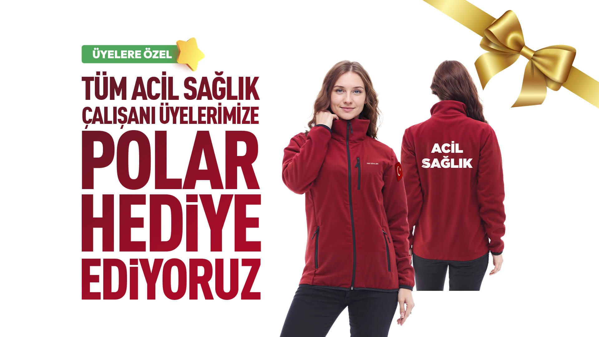 Tüm acil sağlık çalışanı üyelerimize polar hediye ediyoruz!