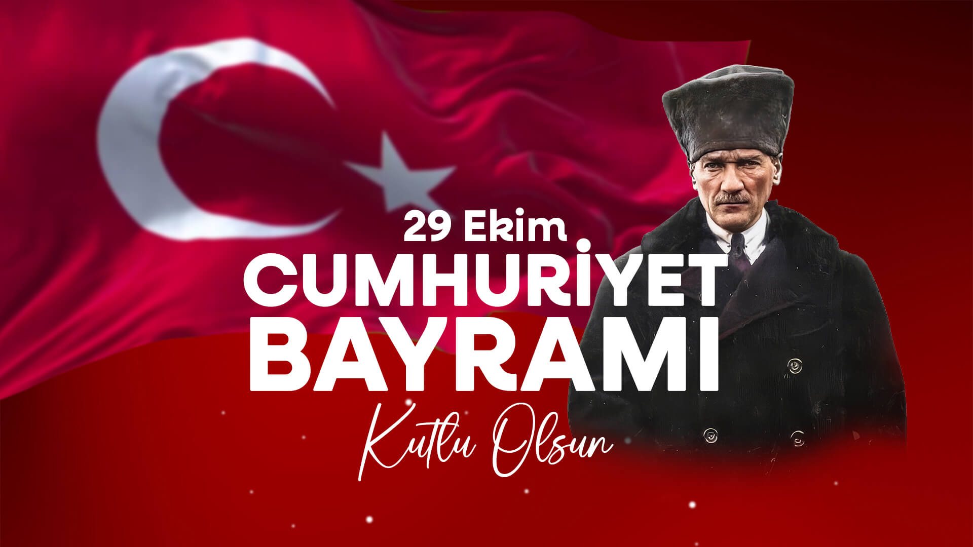 Cumhuriyetimizin 101. yılını büyük bir coşkuyla kutluyoruz!