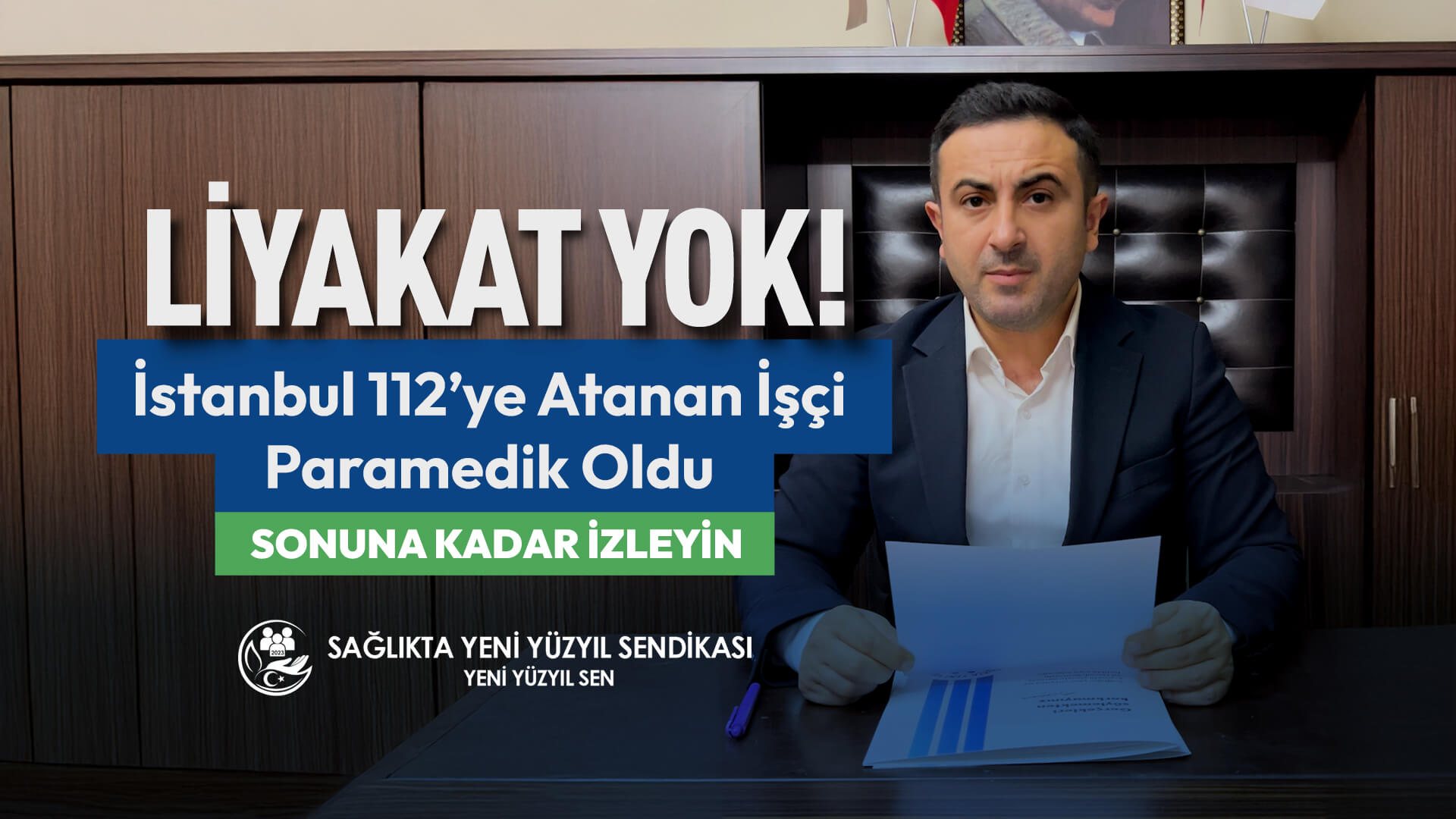 Liyakat Yok! İstanbul 112’ye Atanan İşçi Paramedik Oldu