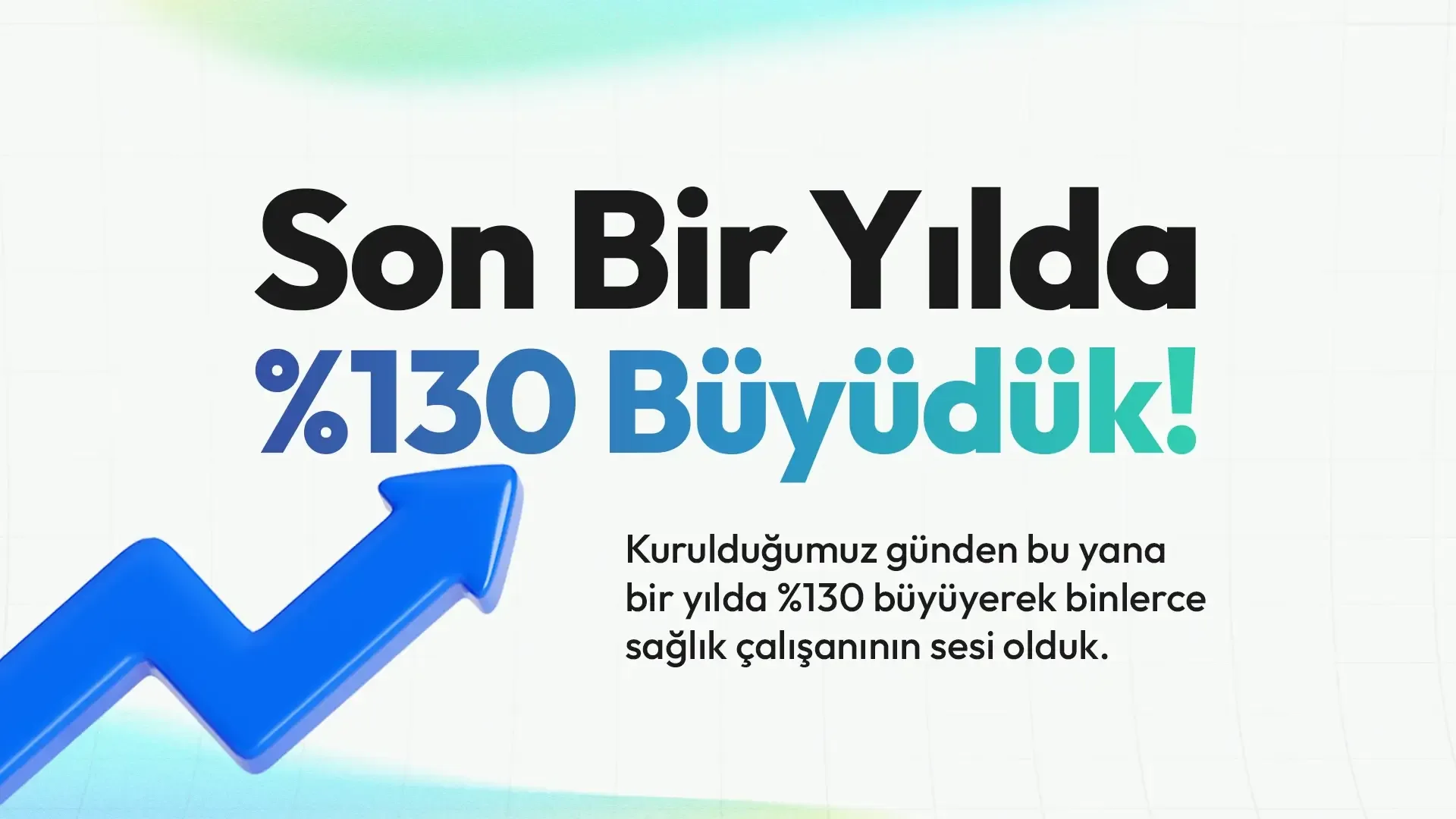 Son Bir Yılda %130 Büyüdük!
