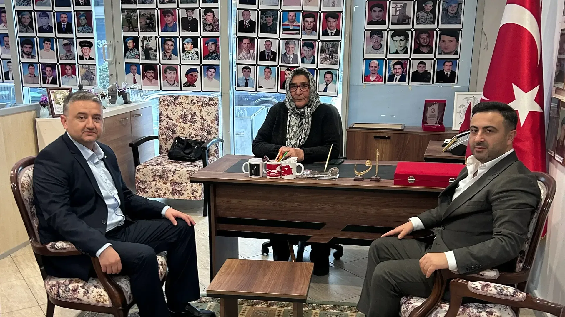 Şehit Anaları Derneği Genel Başkanı Sayın Pakize Alp Akbaba’yı Ziyaret Ettik