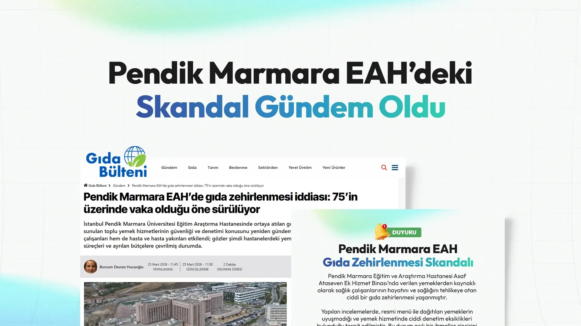 Pendik Marmara EAH’deki Skandal Gündem Oldu